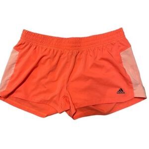 Adidas Women's Bright Orange Athletic Shorts